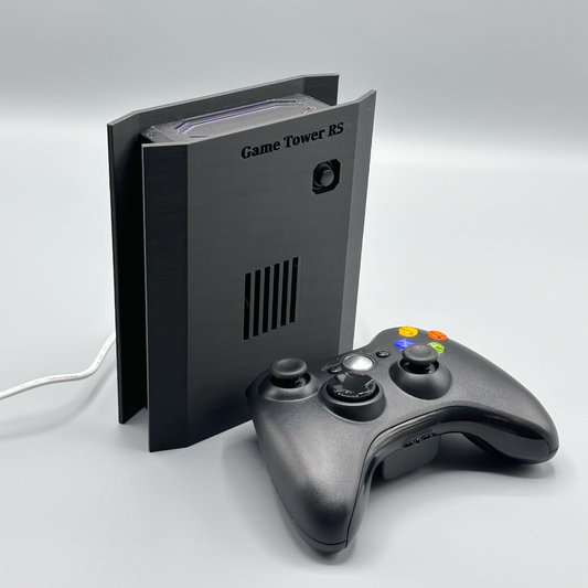GameTower R5 Pro - Next Level Raspberry Pi 5 Retro Gaming System with 1 TB, Wireless Controller, and RGB Lights
